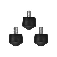 KUPO KS-360 Universal Rubber Feet Pad 3/8" (Set of 3) Резиновые наконечники ножек штатива  (3 шт)