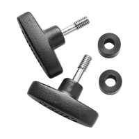 KUPO KS-639 Aluminum Knob w/Stainless Steel 1/4"-20 Bolt & Nylon Spacer (set of 2). Рукоятка (2 шт)