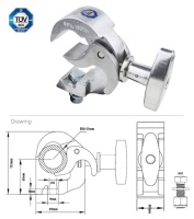 KUPO KCP-810 Arch Coupler.  Хомут (M10) (Ø38-51↓150)