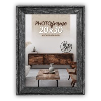 ZEP RT268L  Torino Black  15x20 дерево (черн.) ф/рамка