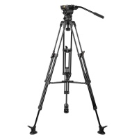 E-IMAGE EG03PA2 Штатив для видеокамер с головой GH03PLUS (76.5-170см ↓5 кг ◡75мм)