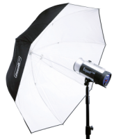 HENSEL MASTER L Umbrella PXL Ø 135 cm. Зонт белый