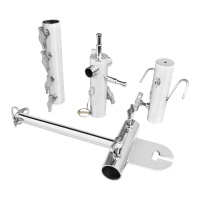 KUPO KCP-612 Single Pipe Boom Rig Kit for Pipe 1-1/2" Sch. 40 (48.3mm)-S. Зажимы для журавля