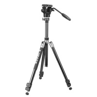 E-IMAGE TA604 PLUS Aluminum light weight tripod Штатив с видеоголовой c функцией монопода
