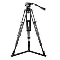 E-IMAGE EG08C2L Штатив для видеокамер с головой GH08L (59.5-172.5см ↓8 кг ◡100мм)
