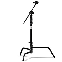 KUPO CT-20MKB 20" C-Stand w/turt.base Kit Black. Си-стенд с базой "черепаха" (92,5-172 см), комплект