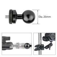 KUPO KS-404 SK Ball head w/baby pin Шаровая головка с болтом 1/4" - 20M