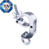 KUPO KCP-843 Handcuff Eye Ring Coupler, silver. Струбцина (с кольцом)  (Ø48-51↓200)