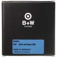 B+W BASIC 093 IR Black Red 830 67mm. Светофильтр инфракрасный для фотосъёмки