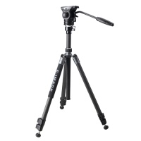 E-IMAGE TC604 PLUS Carbon fiber light weight tripod Штатив с видеоголовой c функцией монопода