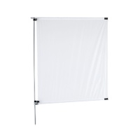 E-IMAGE F07-39 Collapsible flag panel 80*100 cm, fabric: diffusion white Флаг складной белый просв.
