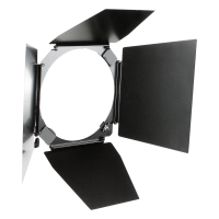 HENSEL 4-wing Barn Door with Filter Holder for 9" reflector. Шторки для рефлектора 9"