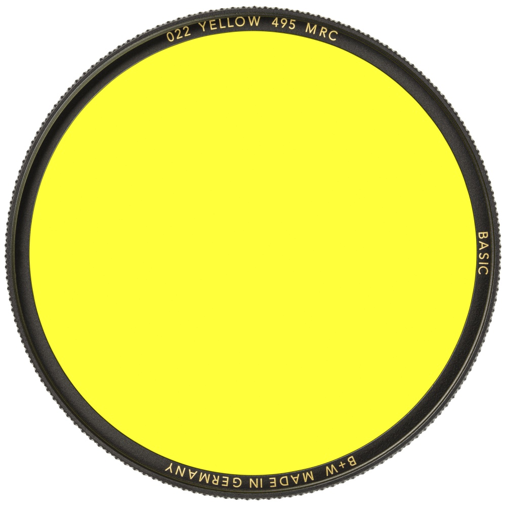 B+W BASIC 022 Yellow MRC 495 49mm. Светофильтр для черно-белой съемки B+W BASIC 022 Yellow MRC 495 49mm. Светофильтр для черно-белой съемки