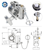 KUPO KCP-844 T.V. Coupler. Хомут с комбинированным крепежом