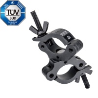 KUPO KCP-820B Slim Type Half Swivel Coupler, black. Хомут двойной  (Ø48-51 + Ø48-51 ↓300)