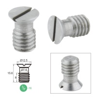 KUPO KS-194 Slotted Countersunk Head 3/8"-16 Screw 15.6 shaft. Винт